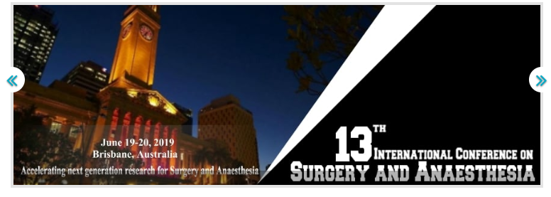 13th International Conference on  Surgery and Anaesthesia